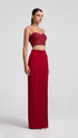 Scarlet Sweetheart Crop Top